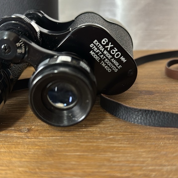 Vintage Embassy 6 x 30 Coated Extra Wide Angle Binoculars Model TM400 with Case - Picture 3 of 12